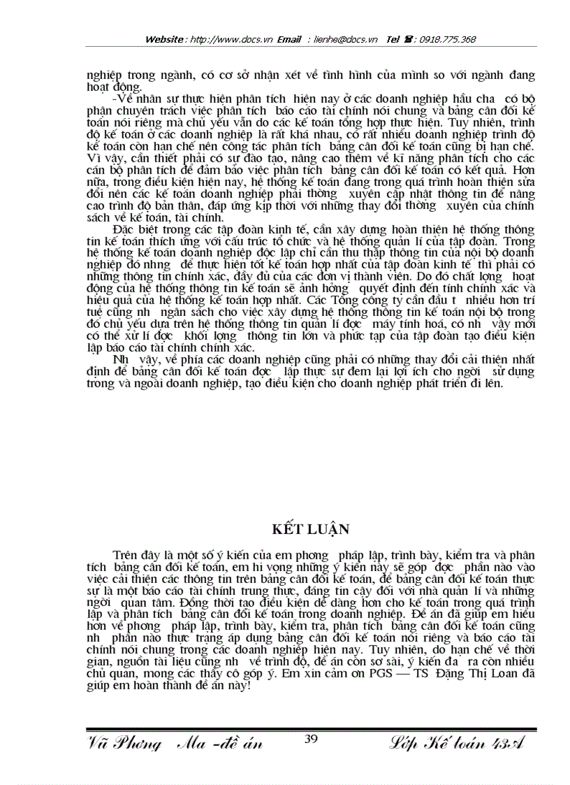 image for page Bàn về nội dung phương pháp lập trình bày kiểm tra và phân tích bảng cân đối kế toán trong doanh nghiệp