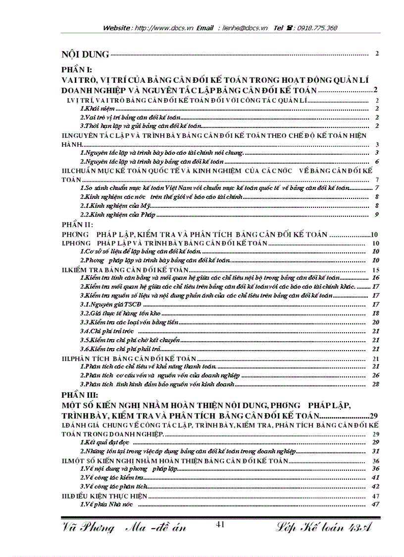 image for page Bàn về nội dung phương pháp lập trình bày kiểm tra và phân tích bảng cân đối kế toán trong doanh nghiệp