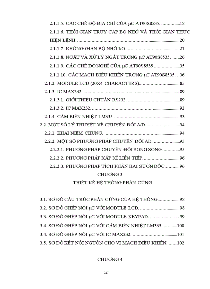 image for page Việc tìm hiểu cấu trúc và đặc tính của vi mạch điều khiển AT90S8535