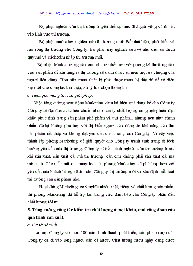 image for page Một số biện pháp nhằm nâng cao chất lượng sản phẩm ở Công ty rượu Hà Nội