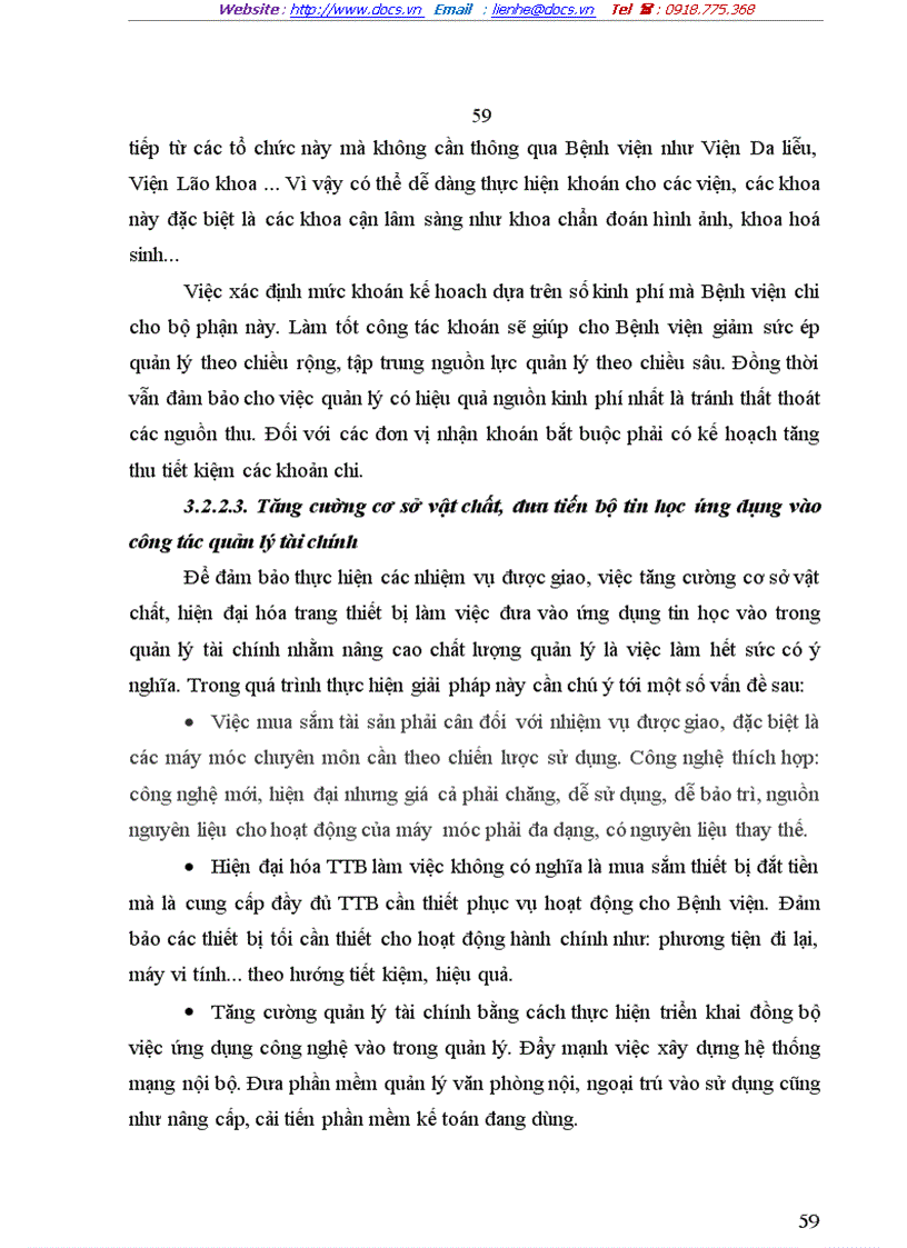 image for page Một số giải pháp hoàn thiện quản lý tài chính tại Bệnh viện Bạch Mai trong cơ chế tài chính mới