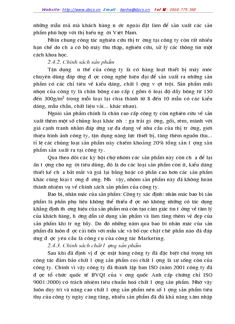 image for page Một số biện pháp nhằm nâng cao sản lượng tiêu thụ sản phẩm tại Công ty Liên doanh TNHH sản xuất và kinh doanh tấm bông PE Hà Nội