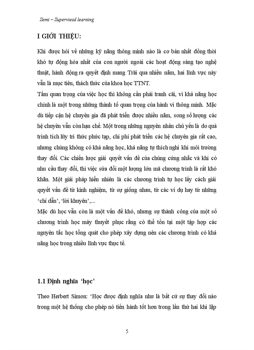 image for page Semi supervised learning