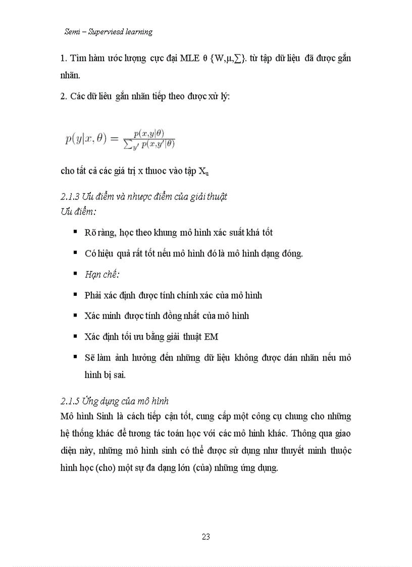 image for page Semi supervised learning