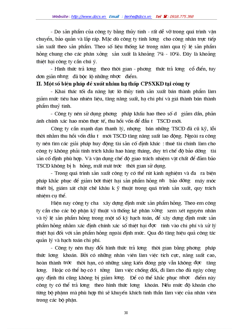 image for page Chi phí sản xuất điều kiện và các giải pháp hạ thấp chi phí sản xuất kinh doanh tại Công ty Bóng đèn Phích nước Rạng Đông