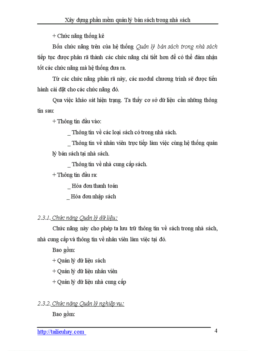 image for page Xây dựng phần mềm quản lý bán sách trong nhà sách