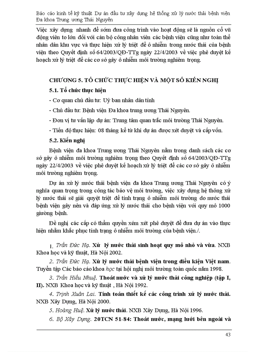 image for page Dự án đầu tư xây dựng hệ thống xử lý nước thải bệnh viện Đa khoa Trung ương Thái Nguyên