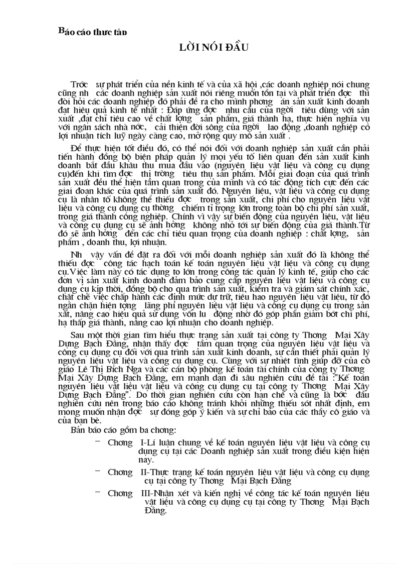 image for page Kế toán nguyên liệu vật liệu và công cụ dụng cụ tại công ty Thương Mại Xây Dựng Bạch Đằng