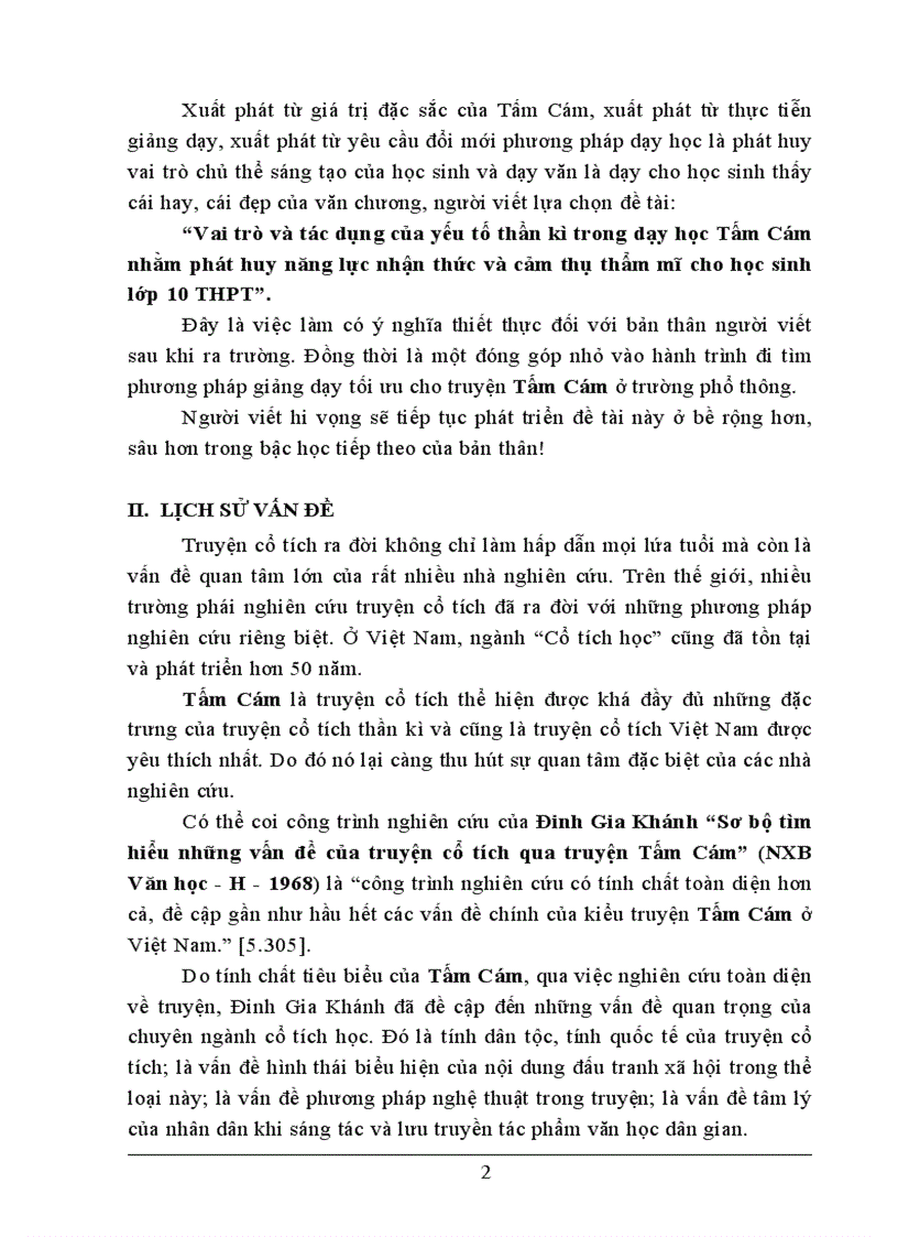 image for page Phương hướng dạy học Tấm Cám từ việc nhận thức về vai trò và tác dụng của yếu tố thần kì