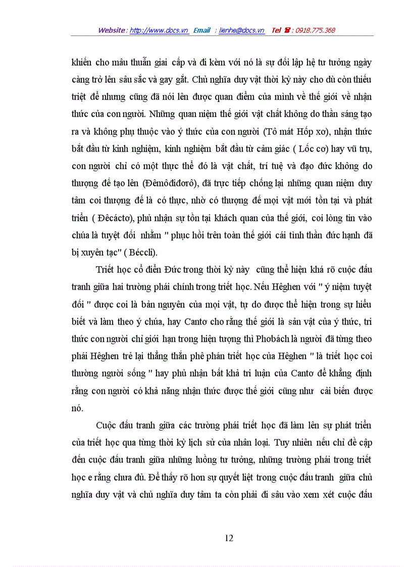 image for page Sự đấu tranh giữa tư tưởng của các nhà triết học và các trường phái triết học