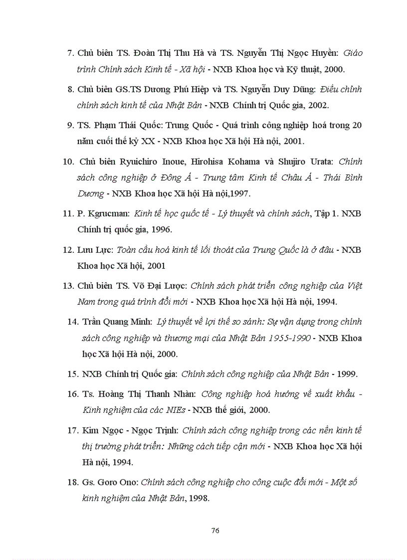 image for page Một số kiến nghị nhằm góp phần xây dựng và hoàn thiện chính sách công nghiệp việt nam trong giai đoạn từ nay đến năm 2020