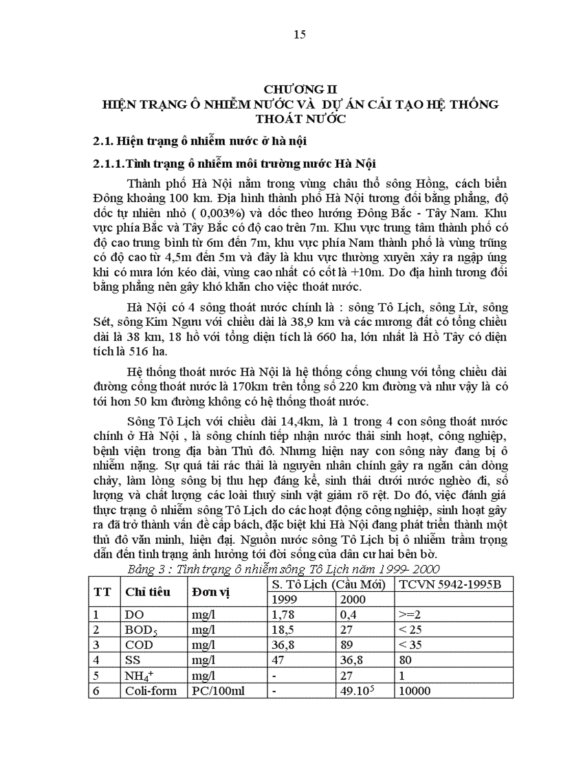 image for page Xây dựng mô hình và áp dụng xác định mức phí huy động từ dân cho việc cải thiện môi trường sông tô lịch