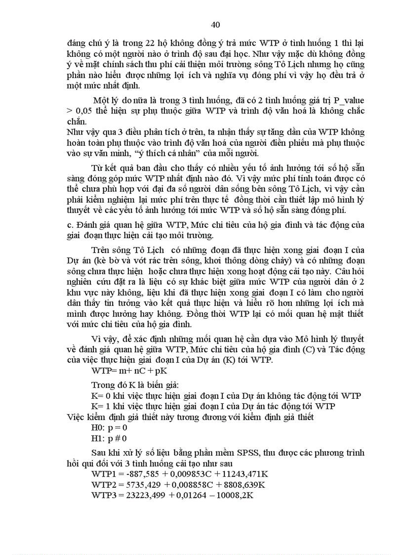 image for page Xây dựng mô hình và áp dụng xác định mức phí huy động từ dân cho việc cải thiện môi trường sông tô lịch