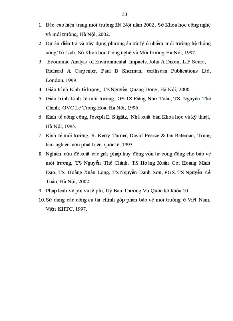 image for page Xây dựng mô hình và áp dụng xác định mức phí huy động từ dân cho việc cải thiện môi trường sông tô lịch