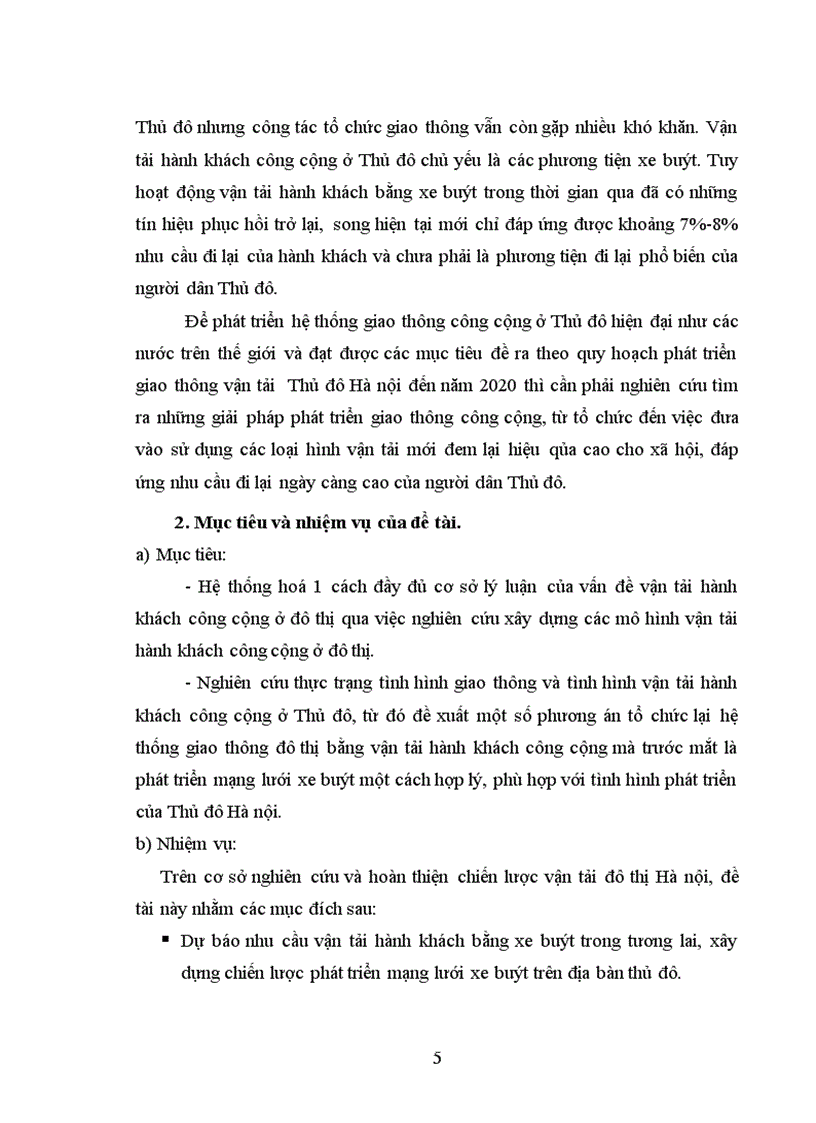 image for page Phương hướng và giải pháp nhằm phát triển vận tải hành khách công cộng bằng xe buýt ở hà nội