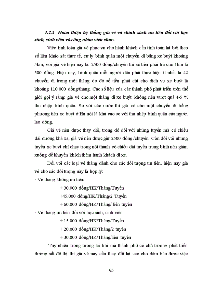 image for page Phương hướng và giải pháp nhằm phát triển vận tải hành khách công cộng bằng xe buýt ở hà nội
