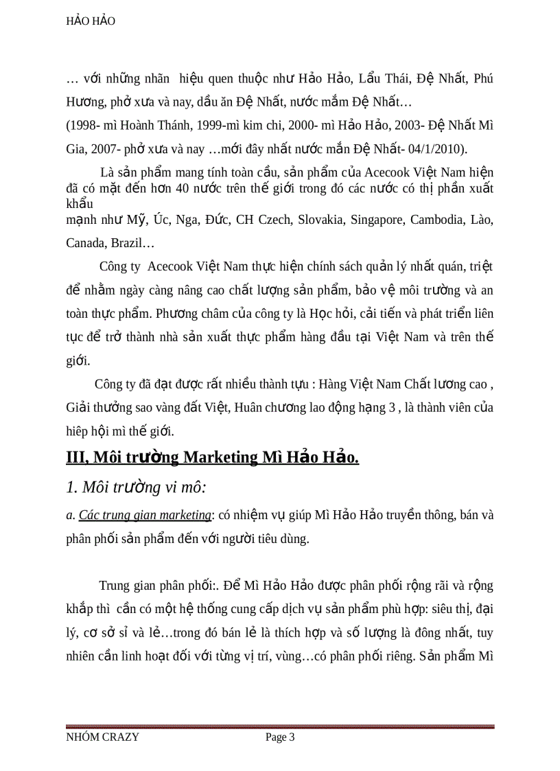 image for page Chiến lược kinh doanh mì hảo hảo