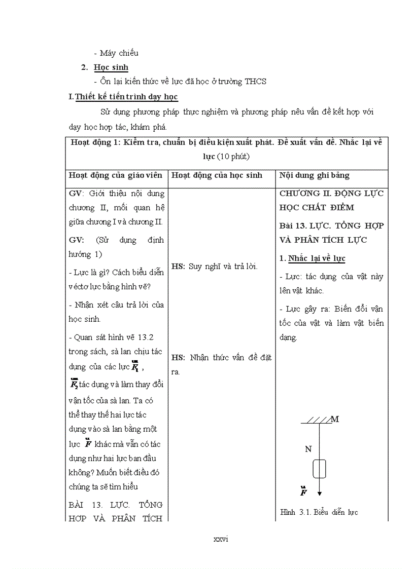 image for page Thiết kế phương án dạy chương động lực học chất điểm vật Lý lớp 10 nâng cao bằng các phương pháp lấy người học làm trung tâm