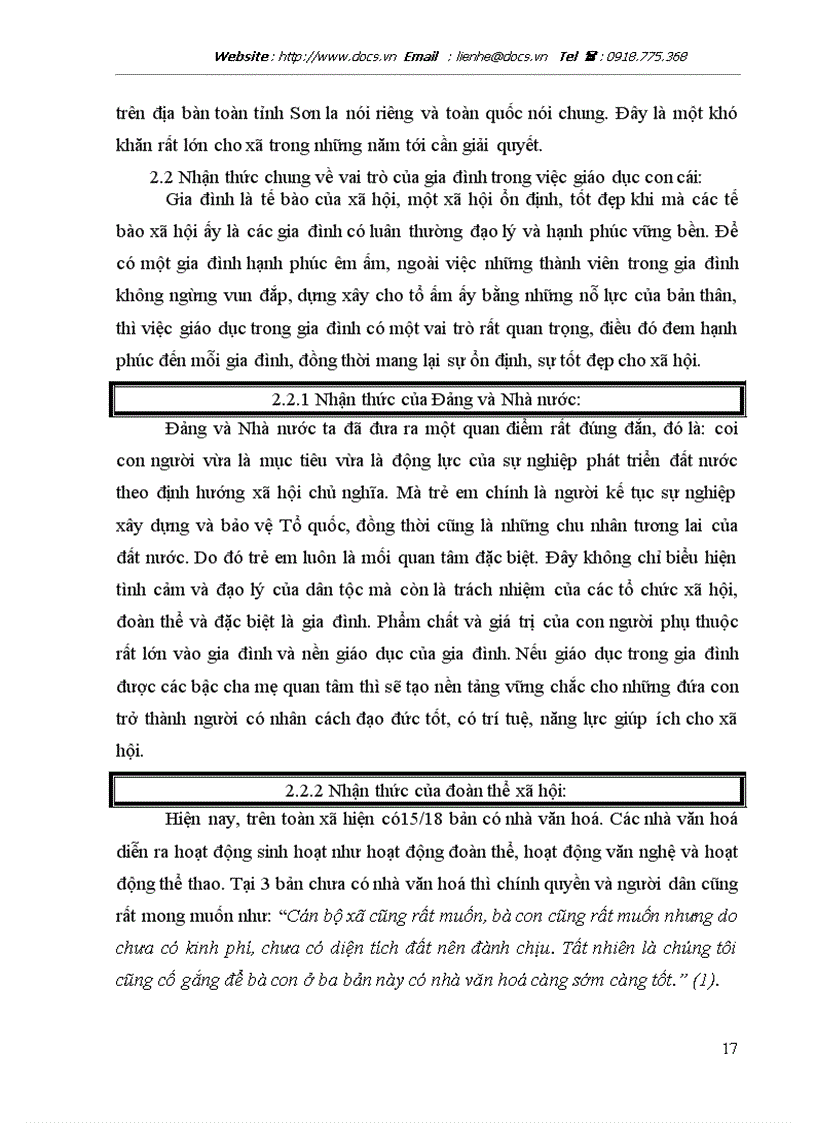 image for page Vai trò của gia đình miền núi trong việc Giáo dục con cái