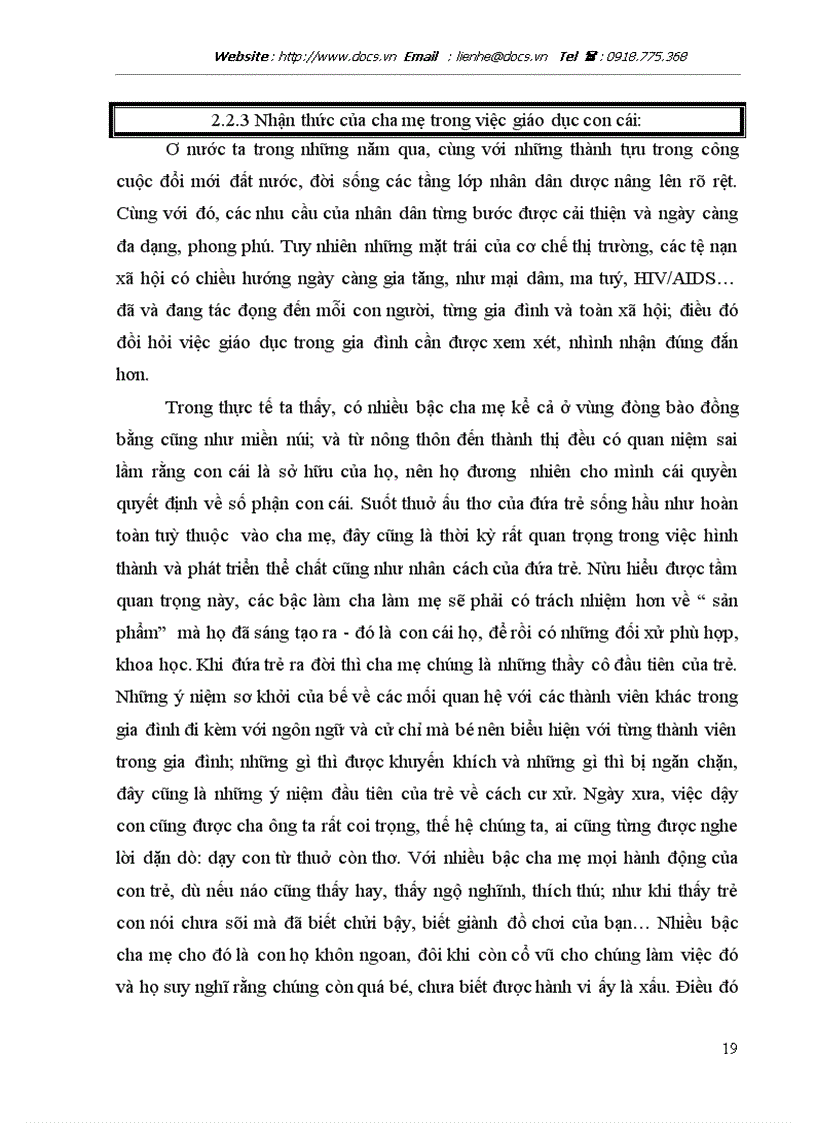 image for page Vai trò của gia đình miền núi trong việc Giáo dục con cái