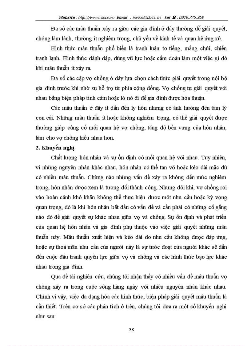 image for page Thực trạng Mâu thuẫn vợ chồng trong gia đỡnh ở nụng thụn hiện nay và những nhõn tố ảnh hưởng Qua nghiên cứu trường hợp tại xó Lộc Hũa thành phố Nam