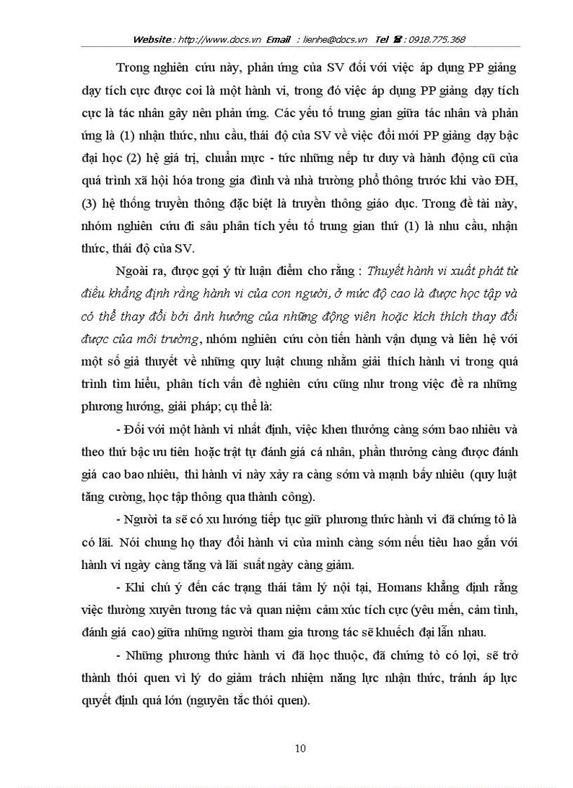 image for page Phản ứng của sinh viên trường ĐH KHXH NV đối với việc áp dụng phương pháp giảng dạy tích cực trong nhà trường hiện nay