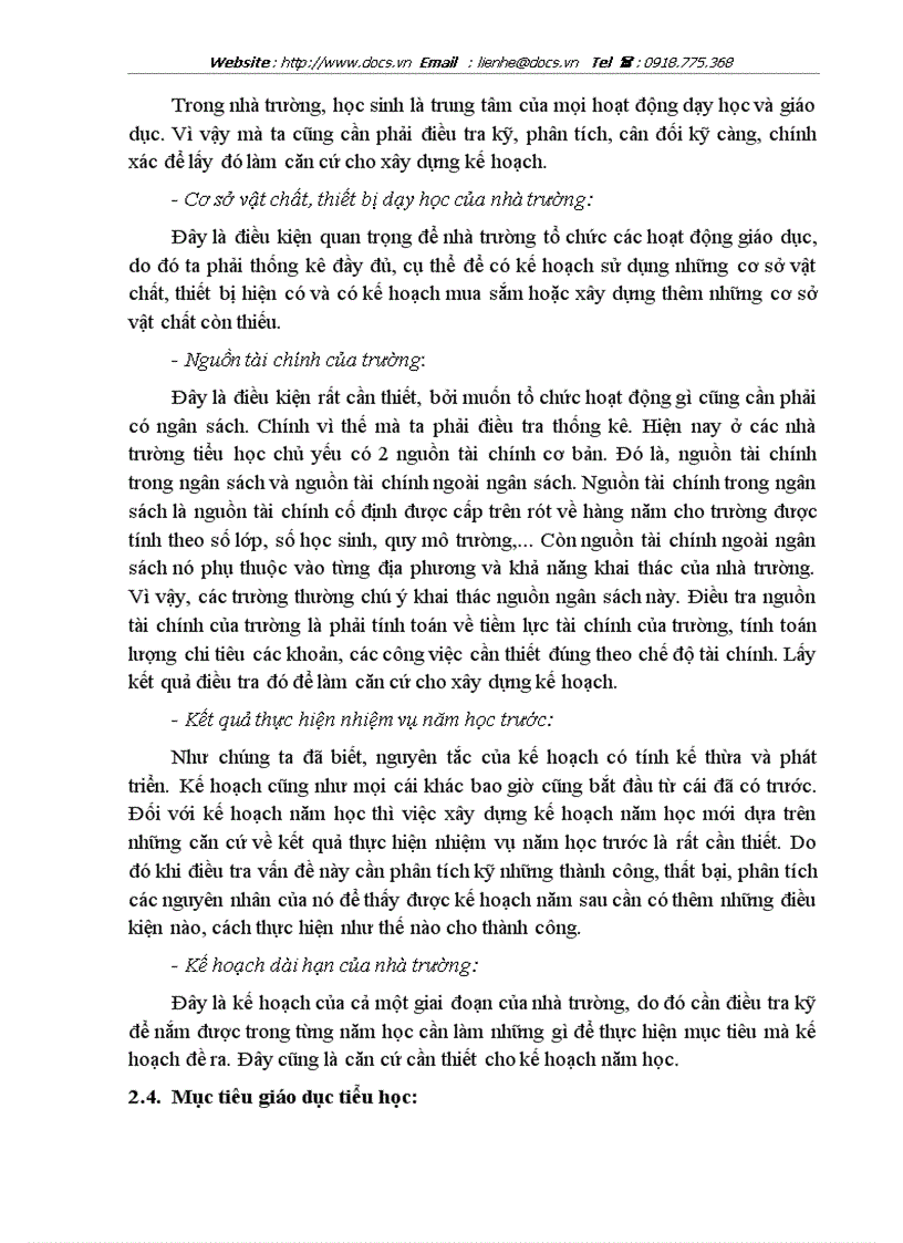 image for page Một số biện pháp xây dựng kế hoạch năm học ở trường tiểu học