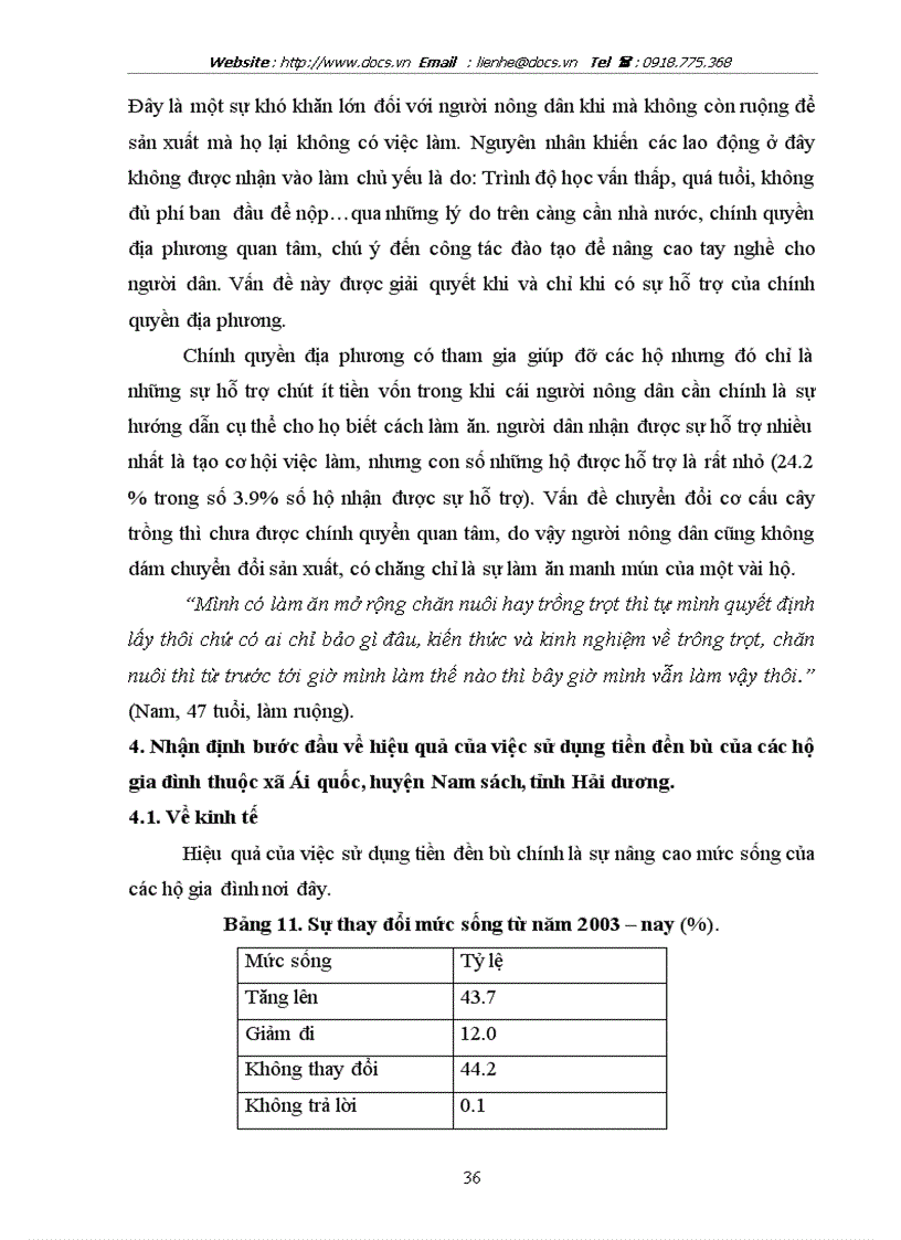 image for page Các yếu tố tác động đến hiệu quả hoạt động sử dụng tiền đền bù do bàn giao đất cho khu công nghiệp của các hộ gia đình