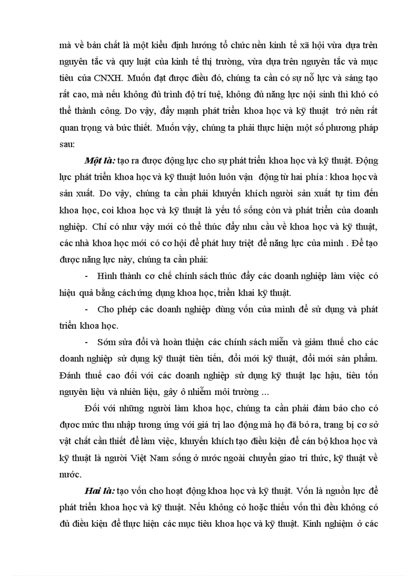 image for page Vai trò của khoa học và kỹ thuật trong sự phát triển lực lượng sản xuất