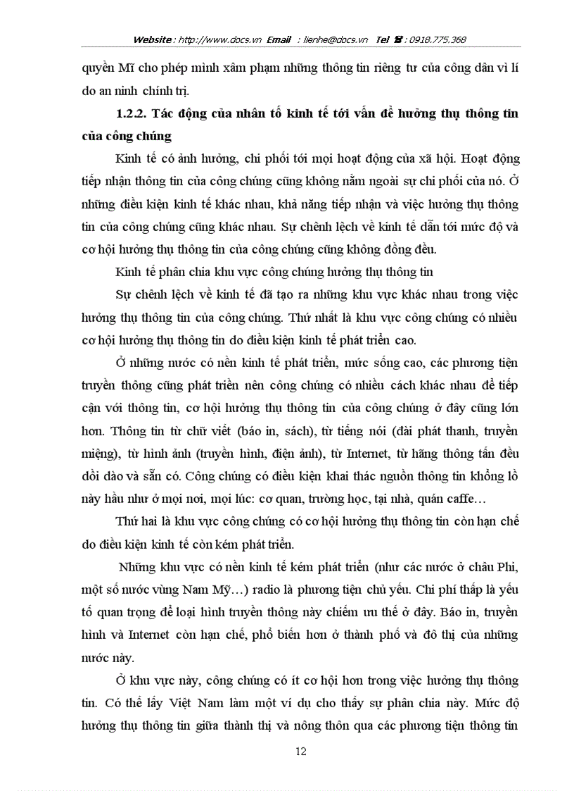 image for page Sự mất cân đối và bất bỡnh đẳng trong việc hưởng thụ thông tin giữa các khu vực trên thế giới