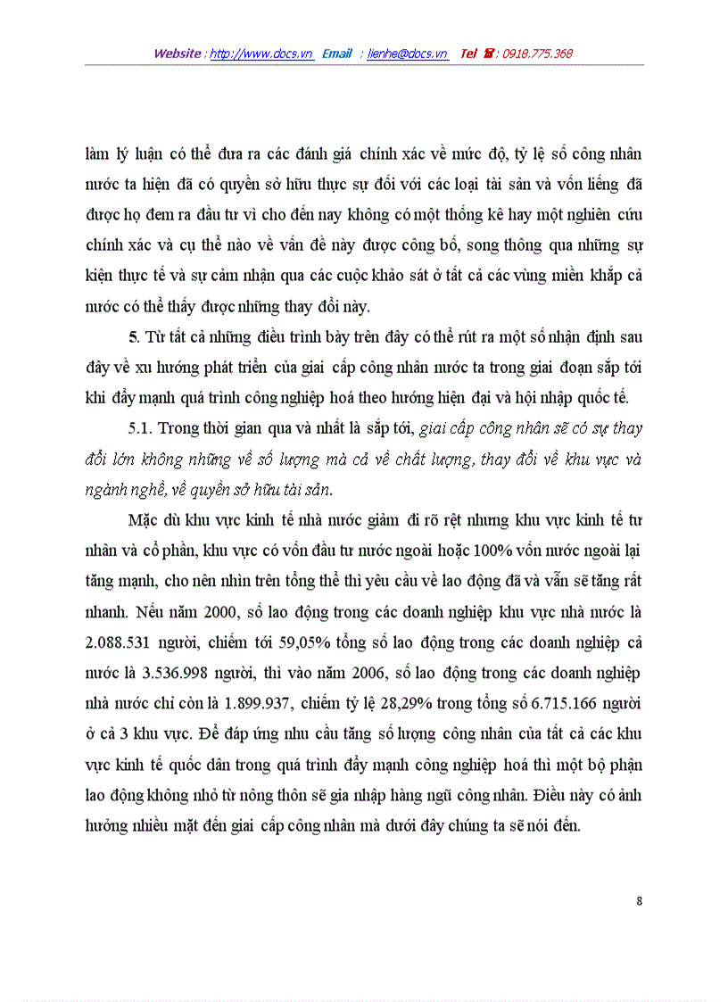 image for page Xu hướng phát triển của giai cấp công nhân việt nam trong thời kỳ đẩy mạnh công nghiệp hoá theo hướng hiện đại và hội nhập quốc tế