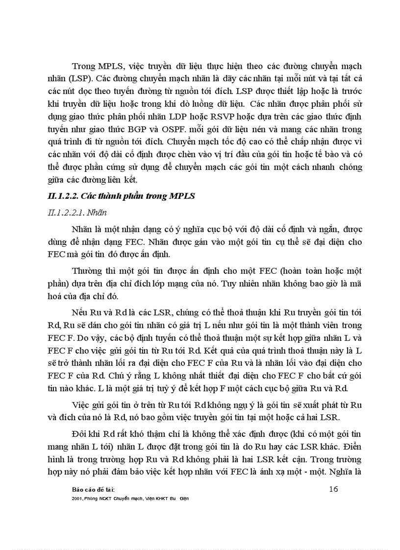 image for page Nghiên cứu công nghệ chuyển mạch nhãn mpls và đề xuất các kiến nghị áp dụng công nghệ mpls trong mạng thế hệ mới ngn của tổng công ty bcvt việt nam