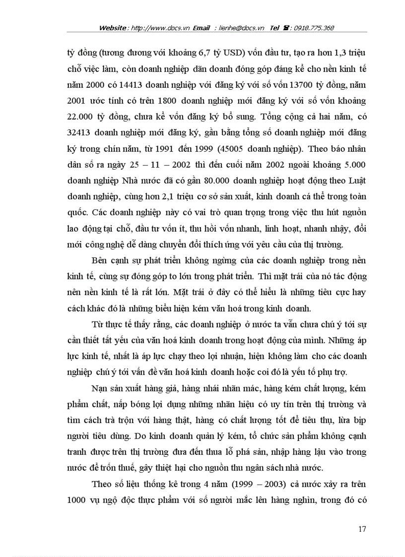 image for page Nguyên nhân phương hướng và một số giải pháp chủ yếu để đưa văn hoá vào trong hoạt động sản xuất kinh doanh ở nước ta hiện nay