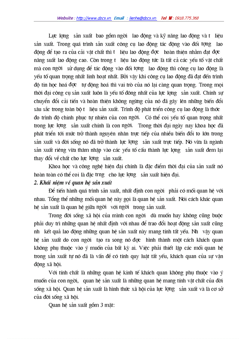 image for page Sự vận dụng quy luật của Công ty Bê tông và Xây Dựng Vĩnh Tuy vào sản xuất