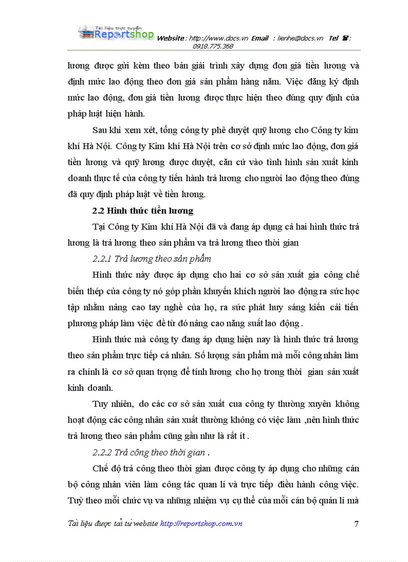 image for page Một số giải pháp nhằm hoàn thiện công tác quản lí tiền lương của công ty kim khí hà nội