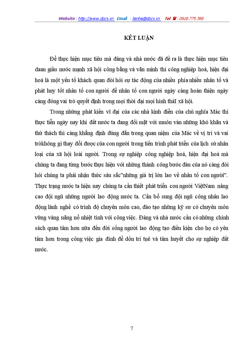 image for page Vai trò của con người trong quá trình công nghiệp hoá hiện đại hoá đất nước