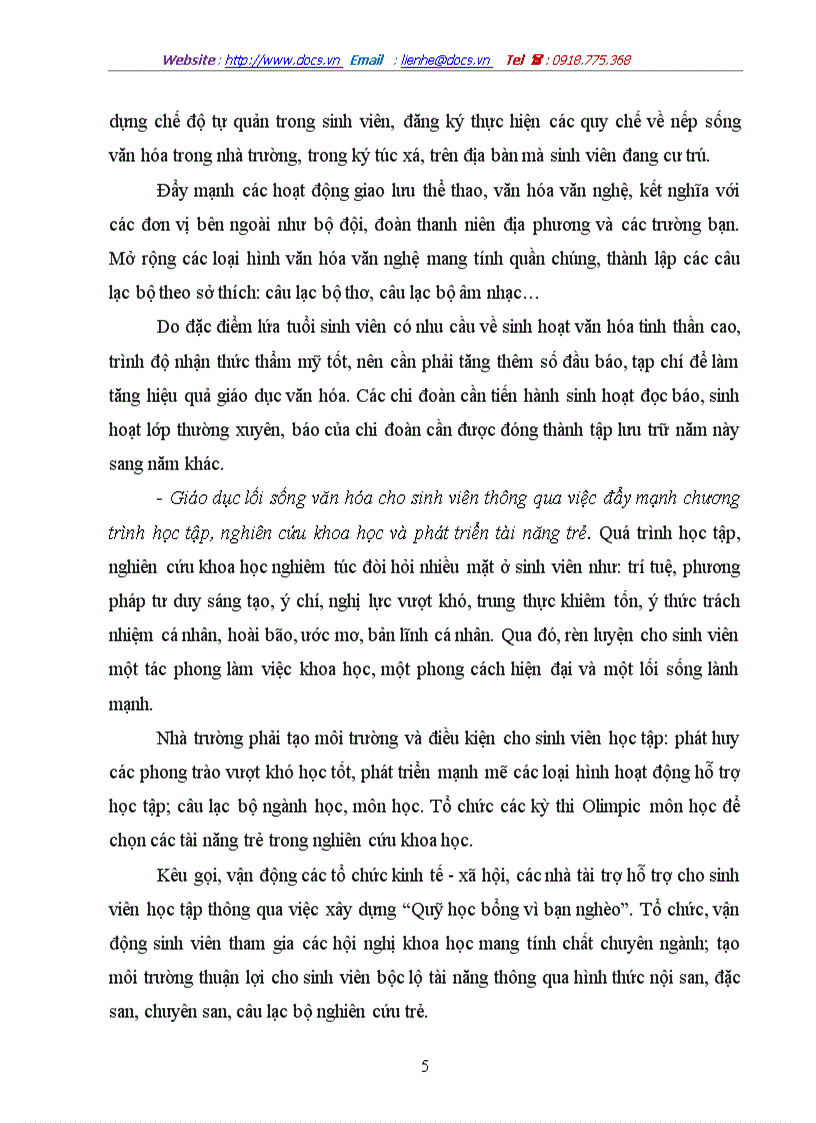 image for page Tư tưởng hồ chí minh về vai trò của văn hóa và vấn đề xây dựng lối sống văn hóa cho sinh viên hiện nay