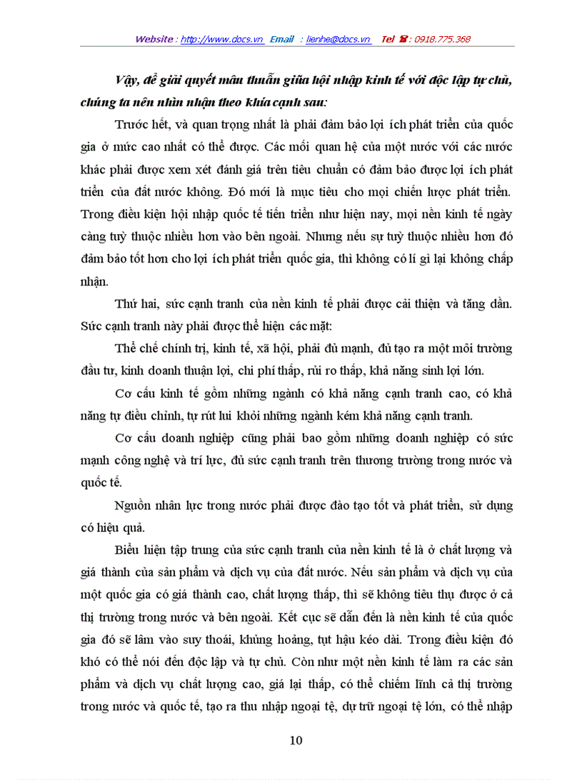 image for page Phép biện chứng về mâu thuẫn và việc phân tích mâu thuẫn giữa xây dựng kinh tế độc lập tự chủ với hội nhập kinh tế quốc tế