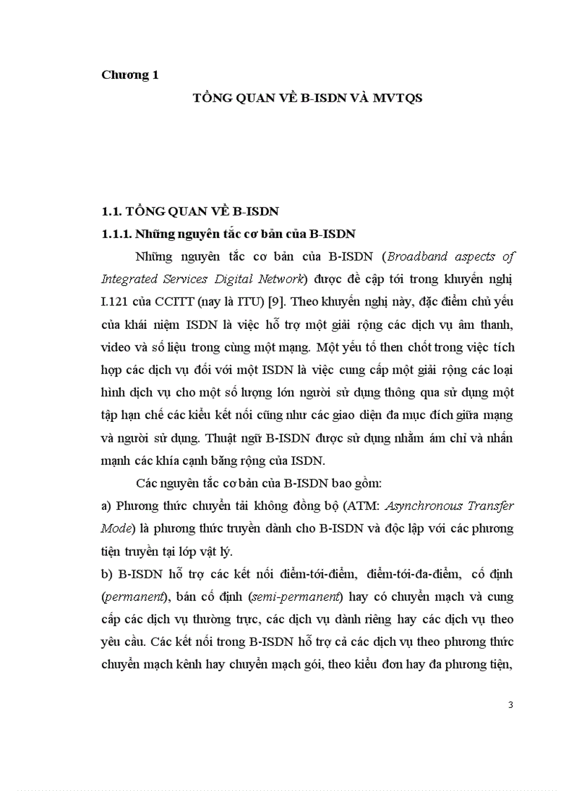 Phương án xây dựng b isdn quân sự