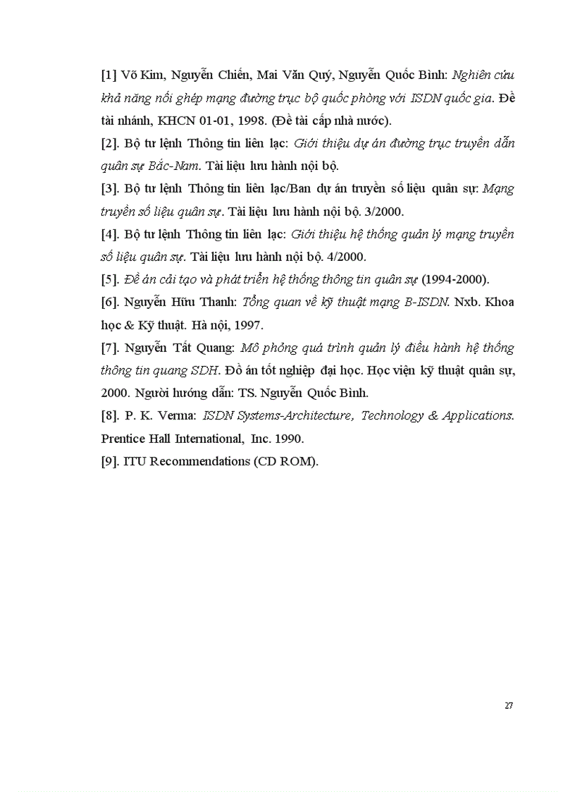 image for page Phương án xây dựng b isdn quân sự