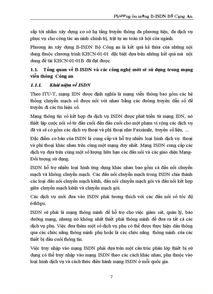 image for page Nghiên cứu tiếp thu công nghệ tiên tiến để thiết lập và tổ chức khai thác thử mạng thông tin liên kết số đa dịch vụ băng rộng b isdn