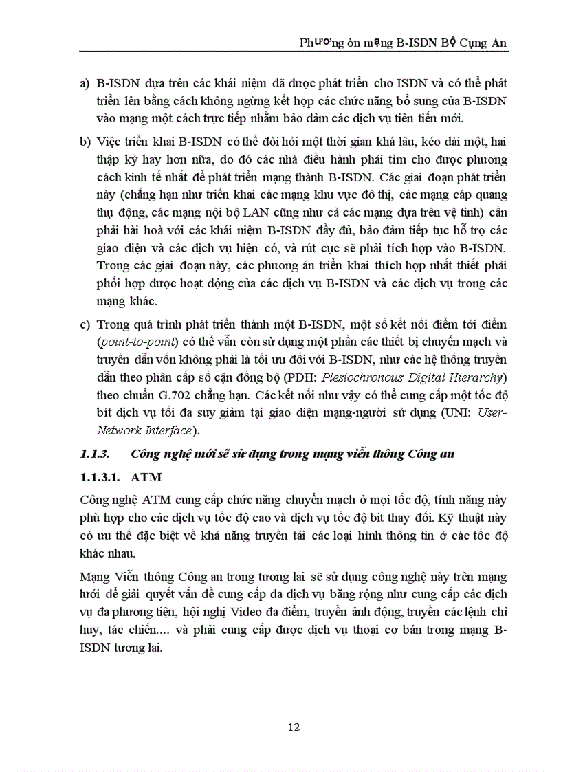image for page Nghiên cứu tiếp thu công nghệ tiên tiến để thiết lập và tổ chức khai thác thử mạng thông tin liên kết số đa dịch vụ băng rộng b isdn