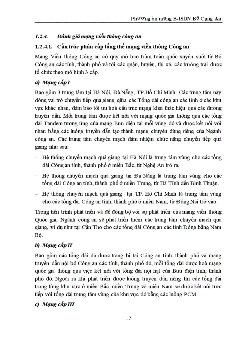 image for page Nghiên cứu tiếp thu công nghệ tiên tiến để thiết lập và tổ chức khai thác thử mạng thông tin liên kết số đa dịch vụ băng rộng b isdn