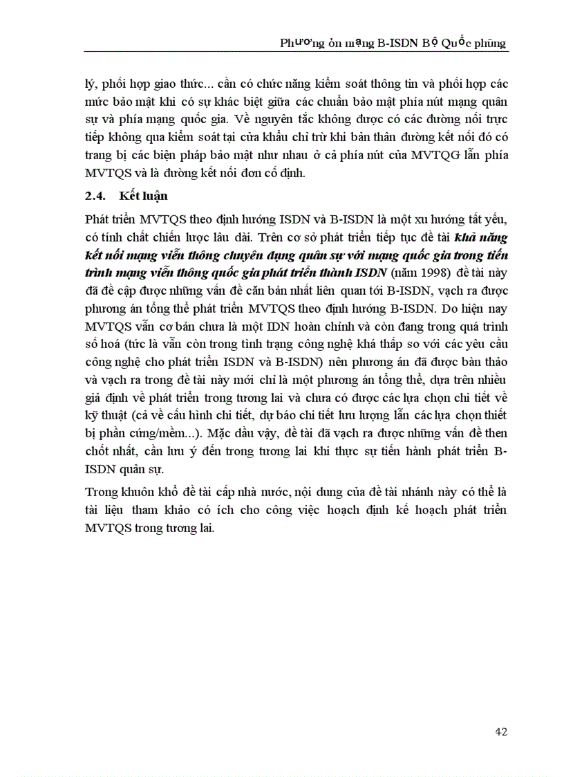 image for page Nghiên cứu tiếp thu công nghệ tiên tiến để thiết lập và tổ chức khai thác thử mạng thông tin liên kết số đa dịch vụ băng rộng b isdn