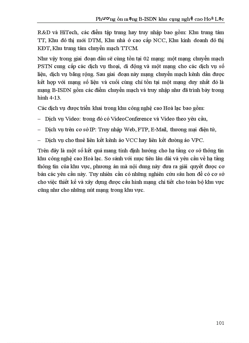 image for page Nghiên cứu tiếp thu công nghệ tiên tiến để thiết lập và tổ chức khai thác thử mạng thông tin liên kết số đa dịch vụ băng rộng b isdn