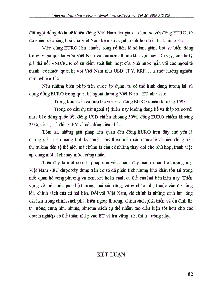 image for page Một số giải pháp nhằm đẩy mạnh xuất khẩu hàng hoá việt nam sang thị trường liên minh châu âu giai đoạn 2001 2010