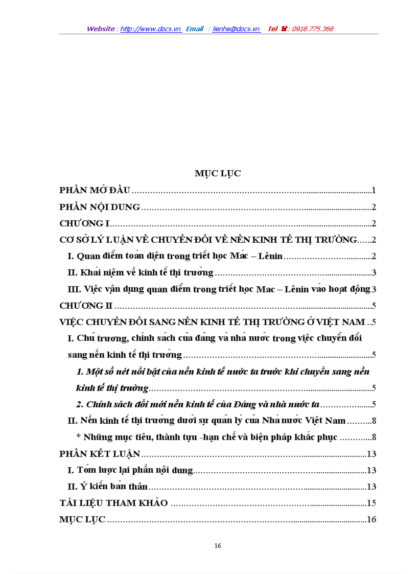 image for page Vận dụng quan điểm trong triết học Mác Lênin để phân tích quá trình chuyển đổi sang nền kinh tế thị trường ở Việt Nam