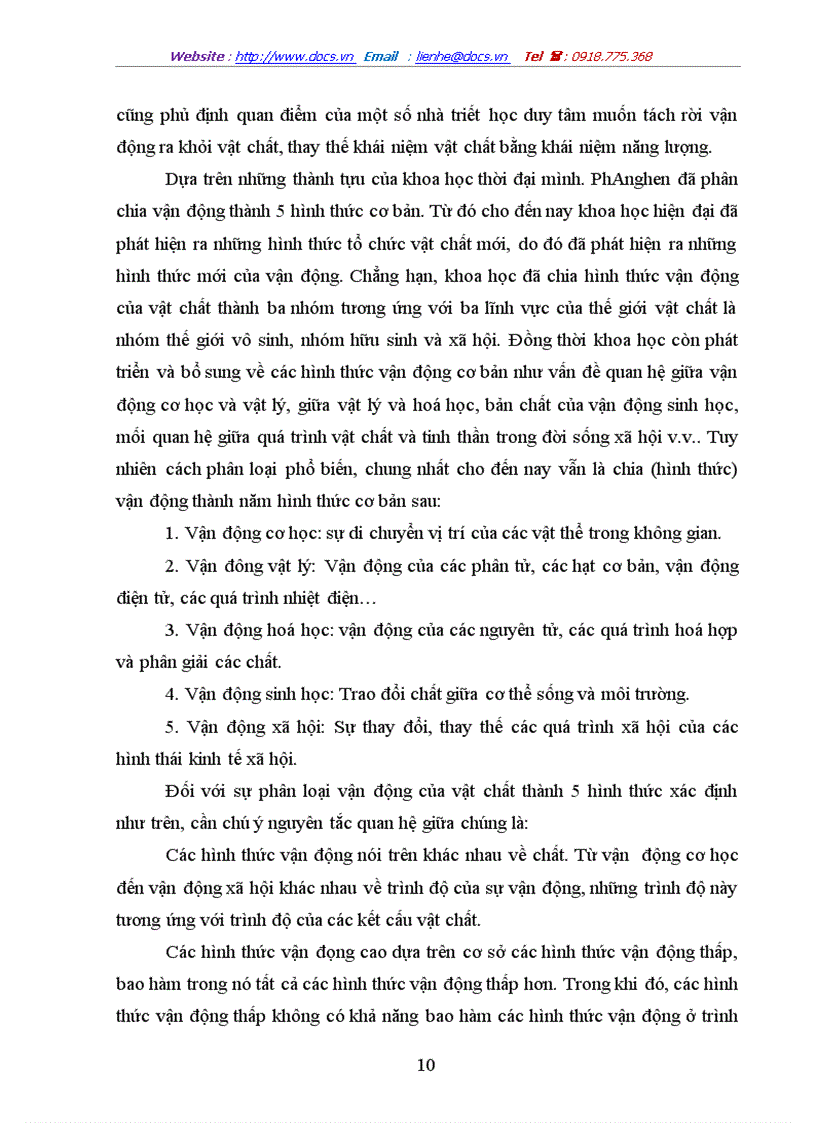 image for page Quan điểm của Mác Ănghen về vật chất