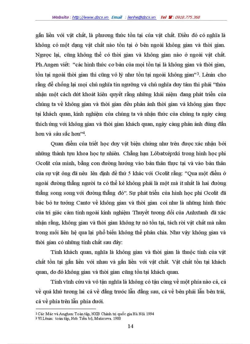 image for page Quan điểm của Mác Ănghen về vật chất