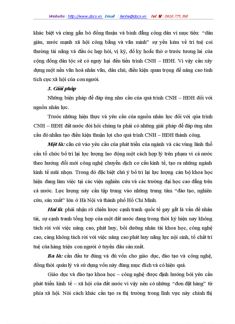 image for page Nguồn lực con người trong sự nghiệp CNH HĐHN ở nước ta